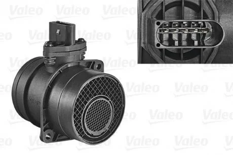 Витратомір повітря (5 pin, модуль) AUDI A3, A4 B6, A4 B7, A4 B8, A6 C5, A6 C6, FORD GALAXY I, MITSUBISHI OUTLANDER II, SEAT ALHAMBRA, ALTEA, ALTEA XL, CORDOBA, IBIZA III, LEON 1.6-5.0D 07.90-12.15 Valeo 253700
