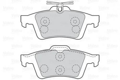 VL301019_колодки дисковые задние! \ Mazda 5 1.8i-2.0i/2.0D 05> Valeo 301019