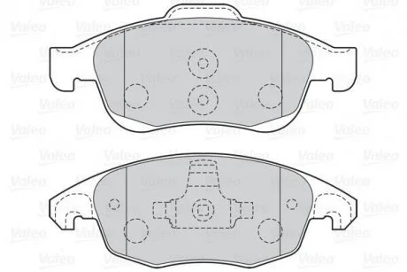 Колодки гальмівні PEUGEOT P. 5008/PARTNER 1,6 08- Valeo 301997