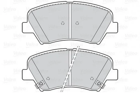 Тормозные колодки дисковые FIRST i30 11-16 Valeo 302139