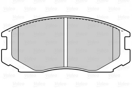 Тормозные колодки дисковые FIRST COLT LANCER Valeo 302212 (фото 1)