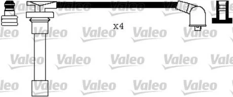 Комплект проводов зажигания Valeo 346551