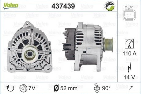 Генератор Valeo 437439 (фото 1)