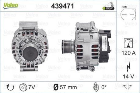 Генератор Valeo 439471