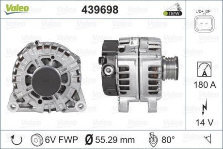 Генератор Valeo 439698 (фото 1)