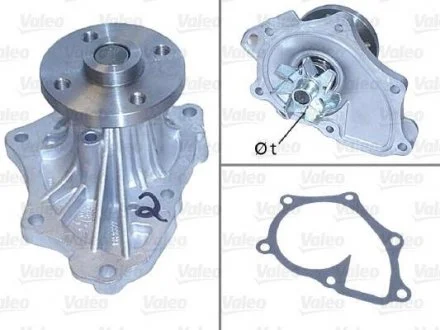Насос охолоджуючої рідини LEXUS HS TOYOTA ALPHARD / VELLFIRE, ALPHARD I, AVENSIS, AVENSIS VERSO, CAMRY, HIGHLANDER / KLUGER, PREVIA II, PREVIA III, RAV 4 II, RAV 4 III 2.0/2.4/2.4H 02.00- Valeo 506843