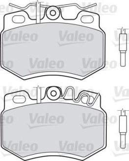 Тормозные колодки, дисковый тормоз (набор) Valeo 540504 (фото 1)