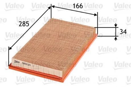 Фільтр повітряний Valeo 585020
