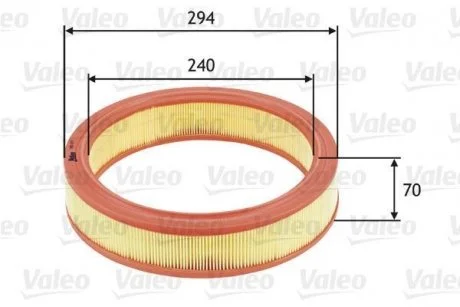 Фільтр повітряний Valeo 585633