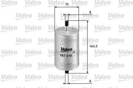 Фильтр топлива Valeo 587016