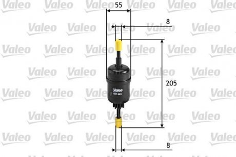 Фильтр топлива Valeo 587023