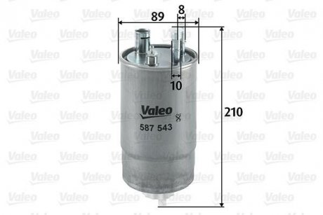Топливный фильтр Valeo 587543 (фото 1)