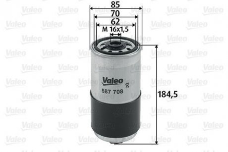 Топливный фильтр Valeo 587708