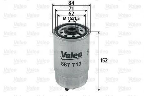 Фільтр палива Valeo 587713