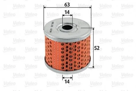 Фільтр палива Valeo 587908