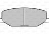 Комплект тормозных колодок, дисковый тормоз 598021