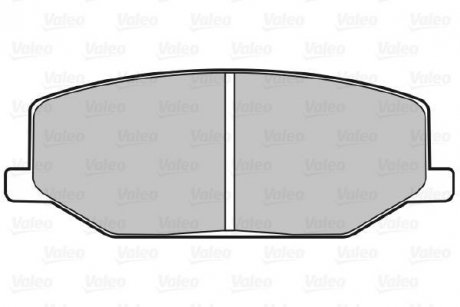 Комплект тормозных колодок, дисковый тормоз Valeo 598021