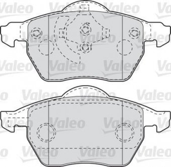 Тормозные колодки Valeo 598049 (фото 1)