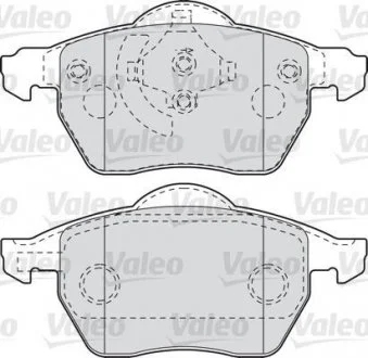 Тормозные колодки Valeo 598049 (фото 1)