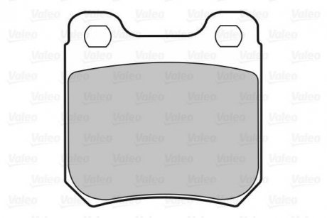 Комплект тормозных колодок, дисковый тормоз Valeo 598183