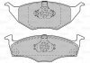 Комплект тормозных колодок, дисковый тормоз 598735