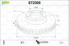 Диск тормозной MALOWANA NISSAN QASHQAI Valeo 672509 (фото 1)