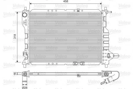 Радіатор Valeo 701598