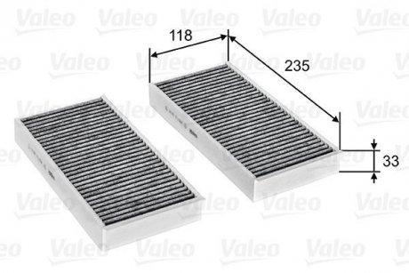 Фільтр салону Valeo 715811 (фото 1)