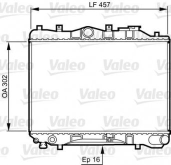 Радиатор охлаждения Valeo 730436