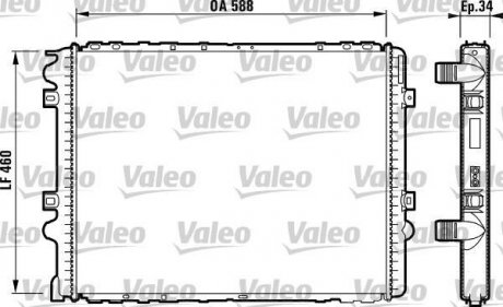 Радіатор Valeo 732569 (фото 1)