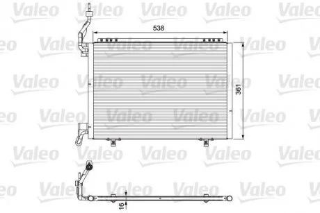 Радіатор Valeo 814075