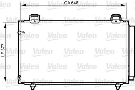 Радіатор кондиціонера Valeo 814210 (фото 1)