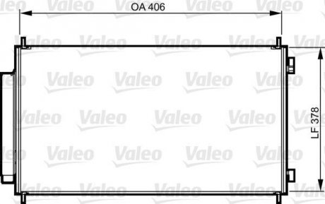 Конденсатор, кондиционер Valeo 814232