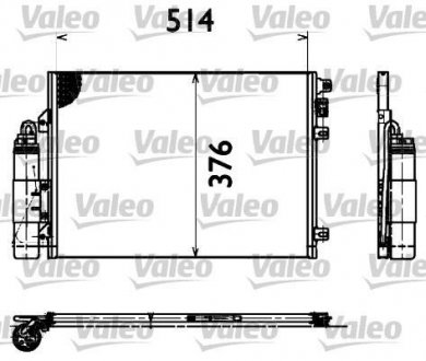 Радіатор кондиціонера Valeo 817428