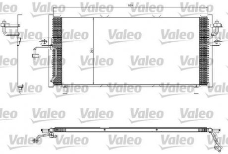 Радиатор кондиционера Valeo 817603 (фото 1)