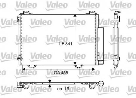 Радиатор кондиционера Valeo 817674 (фото 1)