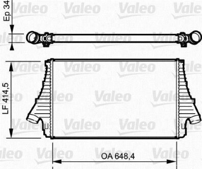 Інтеркулер Valeo 818722 (фото 1)