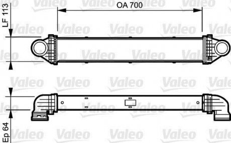 Інтеркулер Valeo 818806