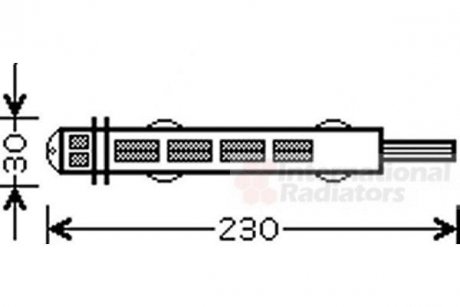 Осушувач кондиціонера Van Wezel 1700D315