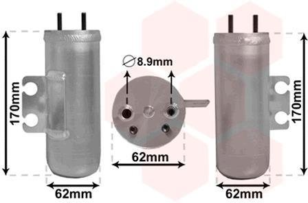 Осушитель кондиционера Van Wezel 4000D020