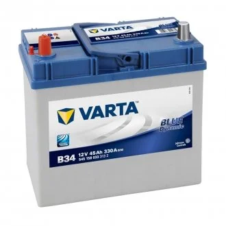 Акумулятор 45Ah-12v BD(B34) (238х129х227),L,EN330 Азія VARTA 545.158.033
