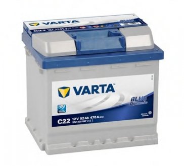 Стартерная батарея (аккумулятор) VARTA 552400047 3132 (фото 1)