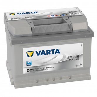 Аккумулятор 61Ah-12v SD (D21) (242x175x175), R, EN600 VARTA 561 400 060 (фото 1)
