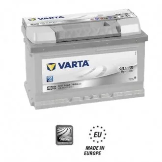 Акумулятор 74Ah-12v SD (E38) (278x175x175), R, EN750 VARTA 574 402 075