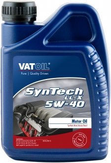Моторна олія SynTech LL-X 5W-40 синтетична 1 л VATOIL 50034 (фото 1)