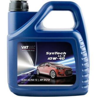 Моторна олія Syntech LL-X 10W-40 напівсинтетична 4 л VATOIL 50426