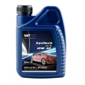 Моторна олія Syntech LL-X 10W-40 напівсинтетична 1 л VATOIL 50648