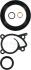 Комплект прокладок двигуна (низ) RENAULT TWINGO III, SMART FORFOUR, FORTWO 1.0 07.14- 081004202