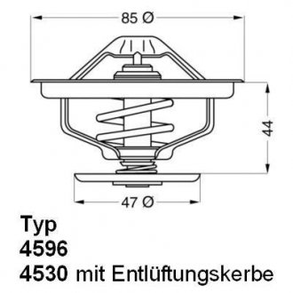 Термостат WAHLER 41075883D