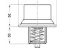 Термостат, охлаждающая жидкость WAHLER 4621.80D (фото 1)